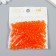Beads for creativity plastic "Crystal with faces of orange" set of 20 grams 0.4x0.6x0.6 cm