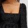 Women's dress with a bow Mist, p. XL, black