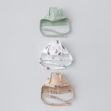 Чепчик детский KinDerLitto «Крошки-горошки», рост 50-56 см, 3 шт