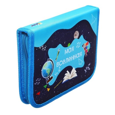 Penal 1 section 130 x 190 x 27 mm, folding bar, textile, PCT 07-20 "School World" 72000-3