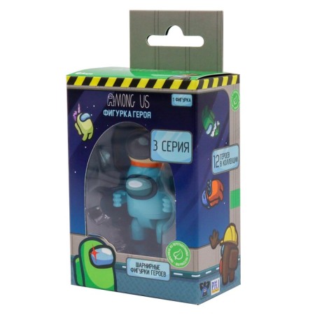 Figure on Among us hinges, with accessories, mix-2