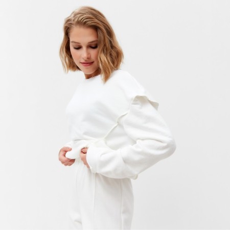 Jumper (Longsliv) Women's Minaku: Casual Collection Color Ecrew, Rr. 48-2