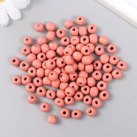 Beads for creativity tree "Pink lobster" d-0.8 cm, set of 20 g-1