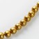 Glass beads, set 78 pcs., Size 1 pc. - 10 mm, color yellow gold