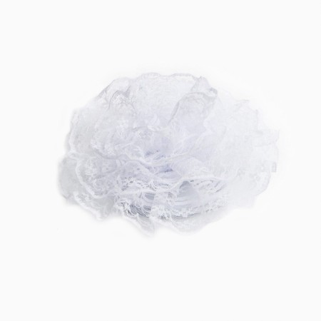 Graduation. Bant for hair on elastic band, white, 10.5 cm, kitty Marie-3