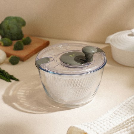 Centrifuge for drying greenery SL Home "Olive Grove", 5 l, glass, olive color