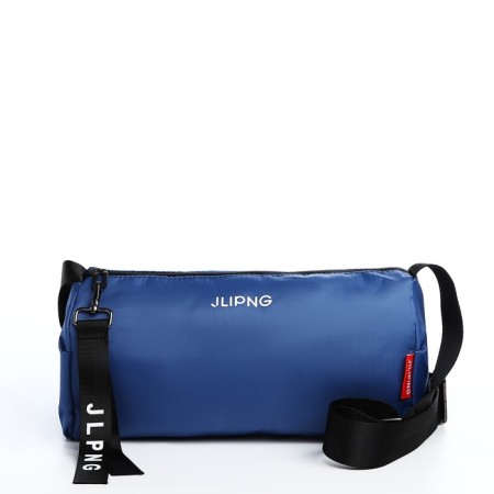Youth bag with a zipper, blue color-1