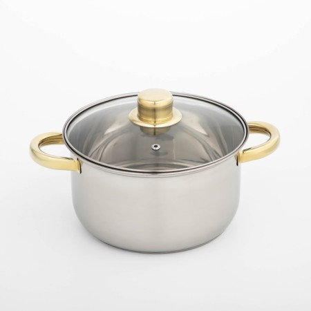 Stainless steel pan with a lid of the standard "Standard", 3 l, d = 20 cm