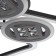 Causteen with PDU 1157/6CF LED 144W 3000-6000K Dimmer Coffee 73x73x10 cm Bayerlux