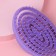 The comb is massage, oval, 11 × 7.2 cm, color mix
