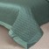 A set with the Trinity cover, size 240x260 cm, 50x70 cm - 2 pcs, emerald color