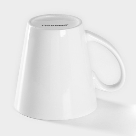 Coramic Dolyana mug Coffee Break, 370 ml, white color-2