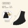 A set of protective caps for tracking sticks, shoes, 2 pcs., Black color