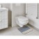 Набор ковриков Dasch «Бенито», 50х70 см, 40х50 см, цвет серый