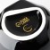 Ceramic "Obsidian" mug, black, 350 ml, black color
