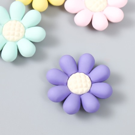 Busina for creativity Plastic "Sunflower" pastel matte mix 1.3x4x4 cm-1