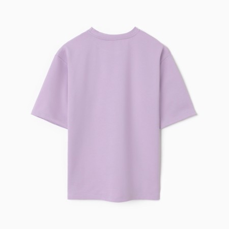 T -shirt Women's oversize Minaku: One Most Brand Lilac color, size 52-7