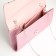 Female bag on a magnet, pink color