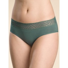 Female cowards, size 44, green color