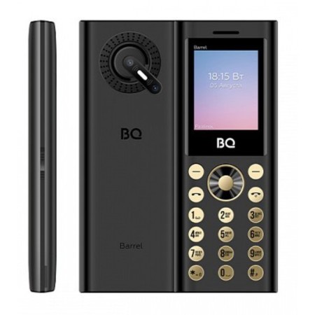 Cell phone BQ M-1858 Barrel Black Gold-1