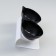 Plastic bowls on a white stand 27.5 x 14 x 15 cm black/black