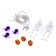 Set for experiments "Create your garland", LED, 8 nozzles