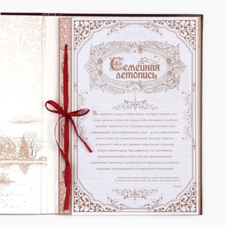 The genealogy book "Our Family", 50 sheets, 22 x 31 cm-3