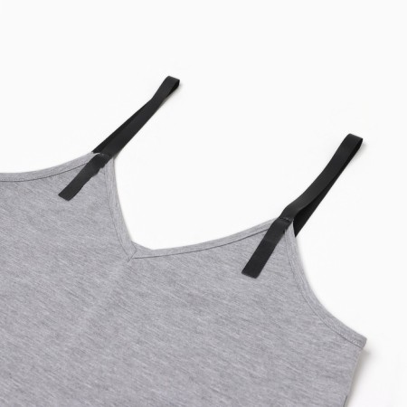 Female top on the straps Minaku: Casual Collection Color gray, river 46-6