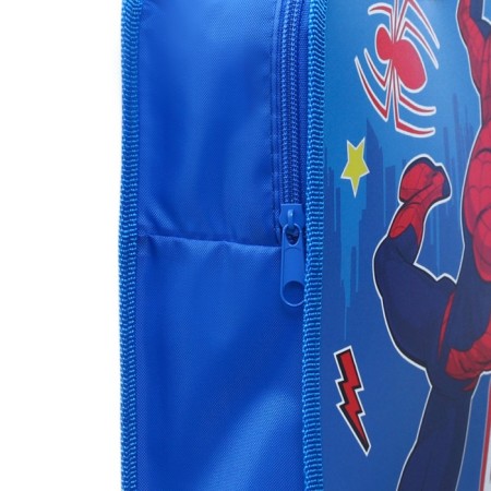 Plastic folder with A4 handles, on a zipper, 80x330x240 mm, spider-man-5