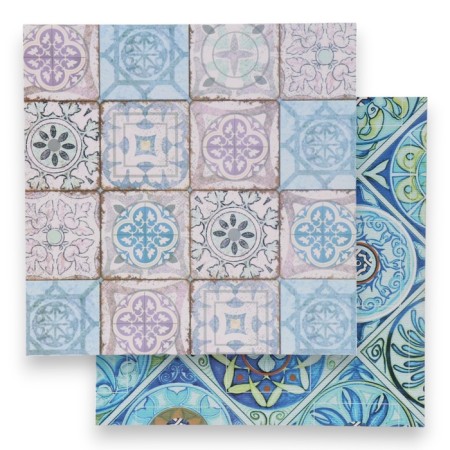 Photophone bilateral cardboard density 350 g "Ceramic tile" 50x50 cm-1