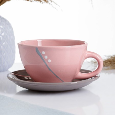 Tea couple "Gift" 0.3l / 16cm, marshmallows-1