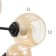 Chandelier 74101/8 8x60W E27, black/gold, 85x85x45 cm