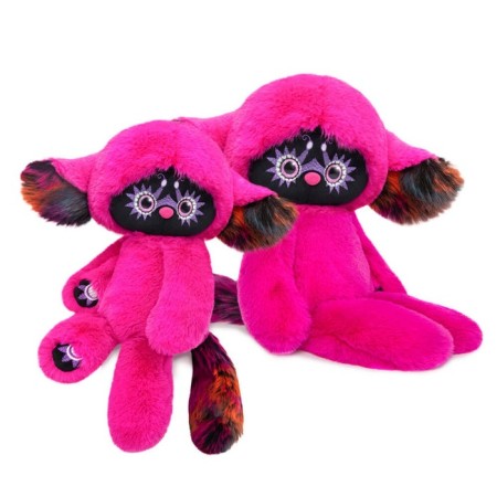 Soft toy "Loricolori. TEOO ", Fuchsia color, 30 cm-4