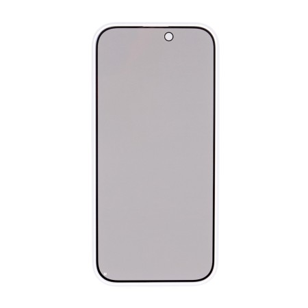 Protective glass for the iPhone 16 Pro, Antishpion, 9h, 0.33 mm, black frame
