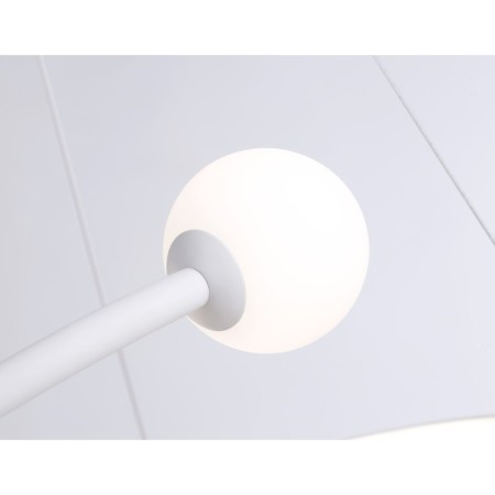 LED LED suspension with Ambrella Light, Linetech, FL66291, LED, 39 W, 2925LUM, 3000-6400K, white matte color.-7