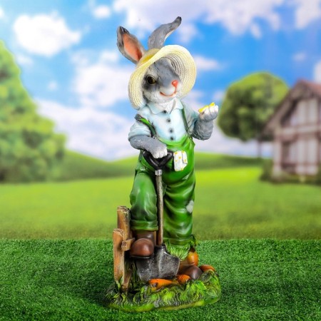 Garden Figure "Hare Fermer" 24x20x52.5cm