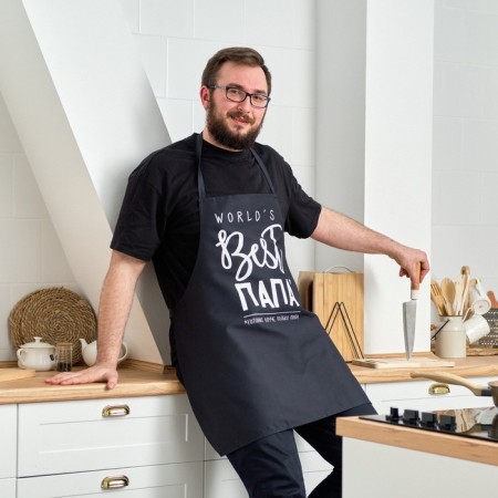 Apron "Ethel" Best Dad 73x71 cm, 100% cotton, sarzha 190 g/m2-1