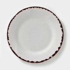 Porcelain plate Antica Perla, D = 24 cm