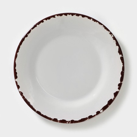 Porcelain plate Antica Perla, D = 24 cm