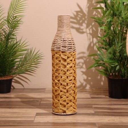 VAZA wicker, floor 16x16x60 cm mix
