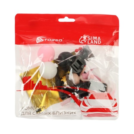 Toy in a car deflector, a couple in love, K3-2