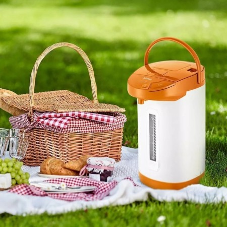 Thermopot KitFort KT-2511-2, 900 watts, 3.7 l, white-orange-3