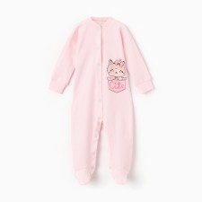Combineson children, pink color, height 68 (3-6 months)