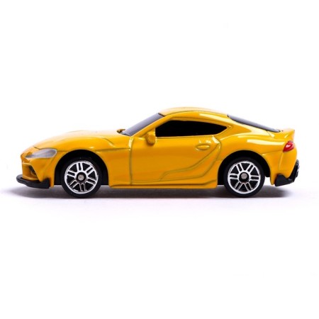 Metal machine Toyota Supra, 1:64, yellow color-1
