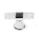 Handle button Cappio PK106, D = 12 mm, plastic, transparent/chrome color