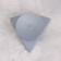 Climber "Asterisk" Metal for 1 candle, 9x3.5 cm, gray
