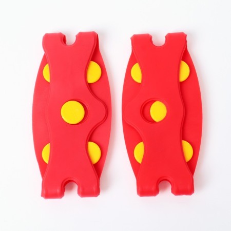 Ice toes on the toe, 5 spikes, universal, red-6