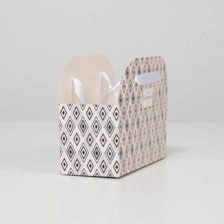 Box for flowers folding SUCH A Wonderful Day, 17 × 13 × 7 cm-2
