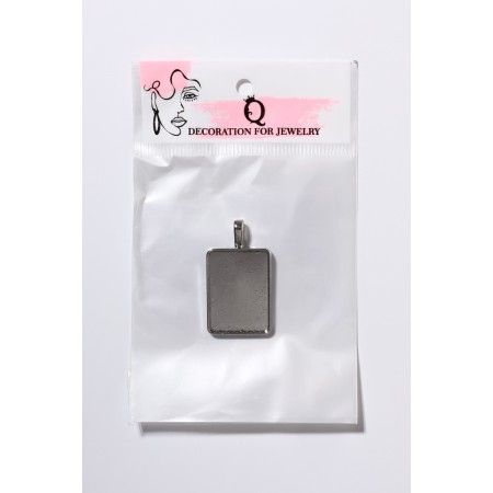 Frame with a setting A3695, site 18 × 25mm, silver color-4