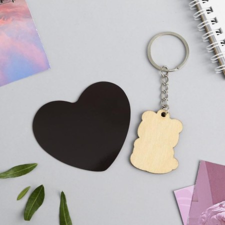 Gift set "Panda", magnet + keychain, 14.5 x 12 cm.-2